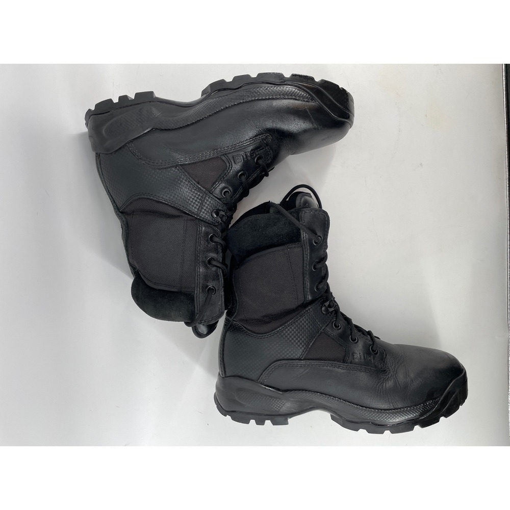 5.11 Tactical Boots Men's 10.5 Black ATAC Side Zip Performance Workwear Utility - Picture 3 of 9